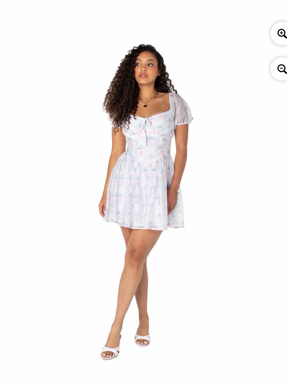 NEW Bridgerton Celebrity Pink Women's Lady Whistledown Puff Sleeve Mini Dress